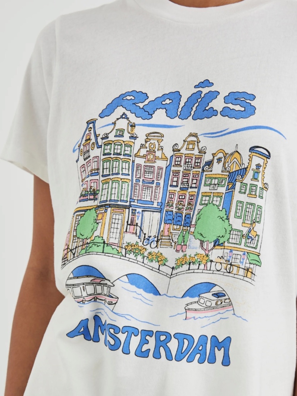 Rails Amsterdam Boyfriend T-Shirt - Picture 5 of 9
